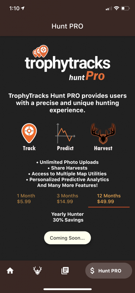 mobile hunting app for deer